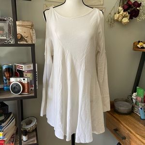 Free People White Asymmetrical Dress